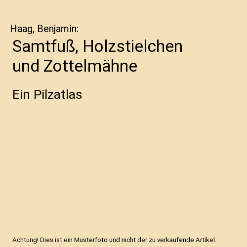 Samtfuß holzstielchen und - samtfuß,,