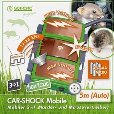ISOTRONIC Marderschreck Vertreiber Abwehr Marderfrei Maus Hochspannung Mobil