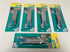 5 x Wolfcraft Profi Cuttermesser für Abbrechklingen 25 mm Teppichmesser