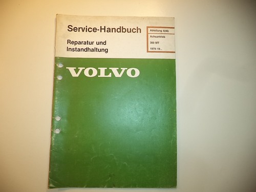 Volvo service handbuch - volvo, service-handbuch