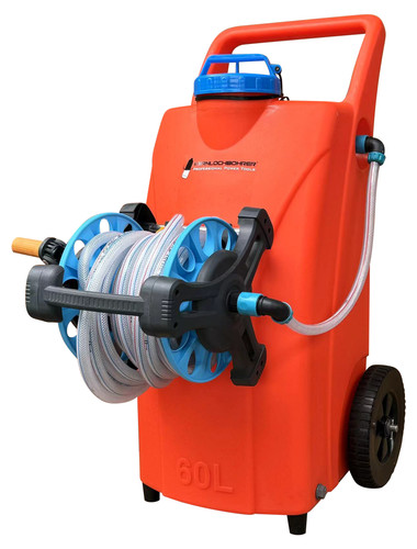 Wassertank mit schlauchtrommel - mit,