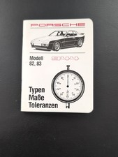 Porsche Typen Maße Toleranzen; Porsche 944 Modell 1982, 1983 ; WKD 422810