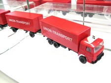 WIKING - ALTER MAN - BÜSSING KOFFER - LASTZUG - UNION TRANSPORT - WERBEMODELL