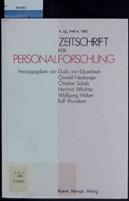 Zeitschrift für Personalforschung. 4. Jg., Heft 4, 1990. [Hrsg.], Dudo von Eckar