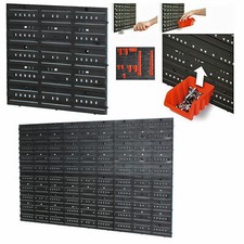 Wandplatte Wandregal  Halteschienen Stapelbox Werkzeugwand Werkstatt Lagerregal