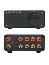 4 way stereo RCA audio switch