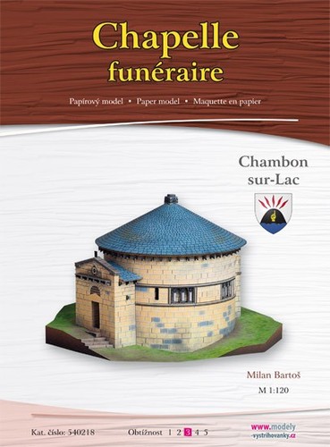 Kartonmodell friedhofskapelle - kartonmodell,