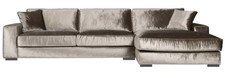 Braune Ecksofa Stoff