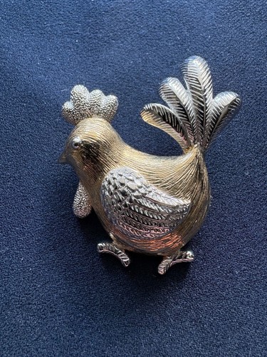 Vintage brosche vogel - brosche, henkel