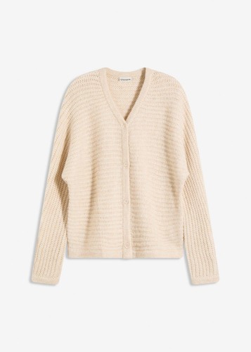 Grobstrickjacke mit wollanteil - grobstrickjacke,