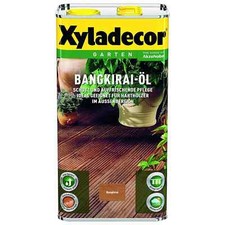Xyladecor Bangkirai Öl 5 l Außen Holzöl Boden Terrasse Parkett Garten Deck