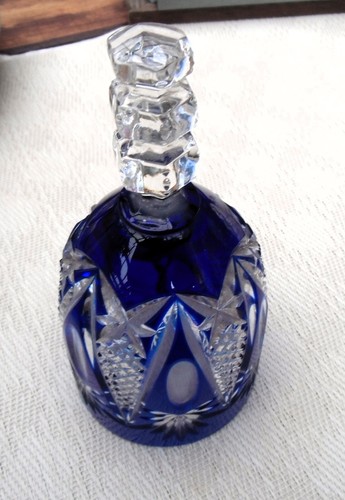 Glocke kristallglas blauer - glocke,