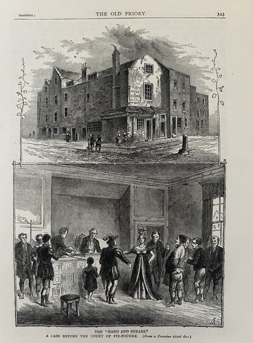 Antiker druck london 1875 - london, um