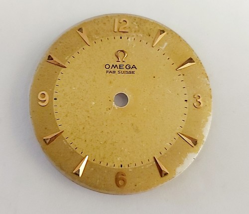 Omega dial gold two tone - omega,