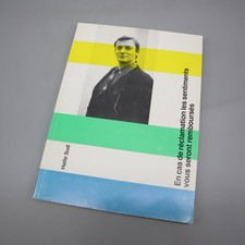 Kippenberger : En cas de réclamation les sentiments (...) [1989] Katalog RAR