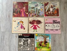8 DDR KINDER/MÄRCHEN SCHALLPLATTEN LP Vinyl Litera Grimm,  Andersen, Busch, ...