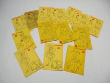 14 alte Stickkarten Esslinger