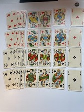 Kartenspiel Dänemark, 32 Karten Außergewöhnlich Antik Vintage