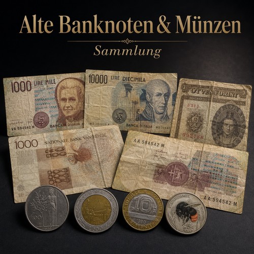 Alte internationale banknoten - alte,