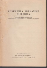 Monumenta Germaniae Historica