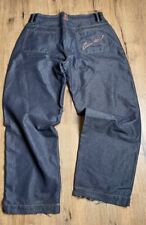 ☆—AEM KAI—Glanz—Shiny—W36–Baggy—Jeans—Silver—Silber—Hip Hop—1990s—90s—Y2K—☆