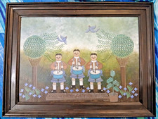 Original  HANNELORE HEISE  "Paukenschlag" von 1980,  33 x 24 cm