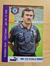 GERD SCHÄDLICH AUTOGRAMMKARTE AK ERZGEBIRGE AUE WISMUT KEIN TRIKOT