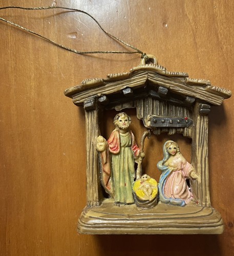 Weihnachtsornament krippe - weihnachtsornament,