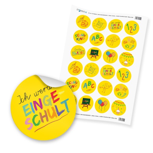 24x itenga sticker - 24x, schulanfang