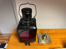 Alte eisenbahnlampe - alte,