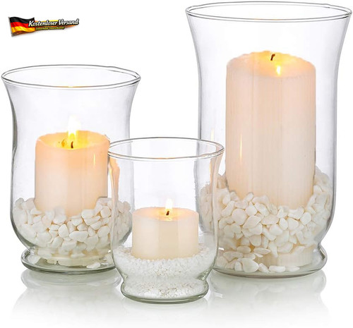 Glaskerzenhalter set für - glaskerzenhalter,