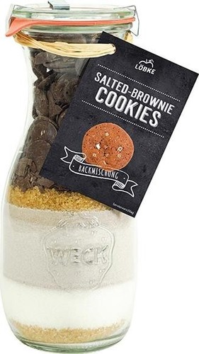 Salted brownie cookies - brownie,
