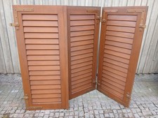3-er Set Fensterladen - Holz -