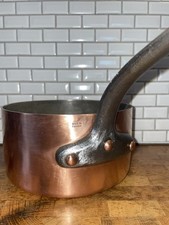 🇫🇷 Massiver Kupfertopf „MADE IN FRANCE“  Gusseisengriff 18cm Durchmesser