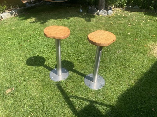 2barhocker aus edelstahl - 2barhocker,