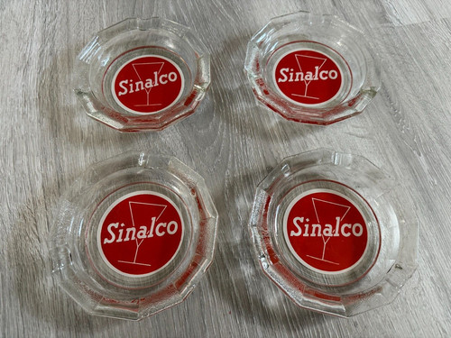 Sinalco glas aschenbecher - glas,