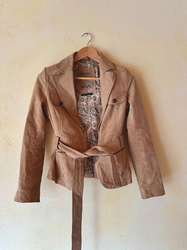 Echt wildlederjacke damen - echt,