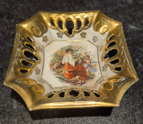 Schale keramik frau und - schale, engel