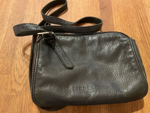 Handtasche schwarz leder - schwarz,