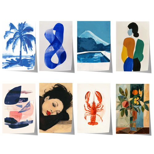 Moderne kunst poster abstrakte - moderne,