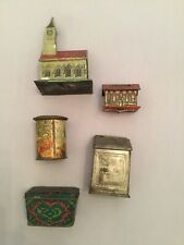 5 Alte Spardose 1 Kirche 1 Haus 1 Pult 1 Seile 1 Truhe 2 mit Schlüssel 