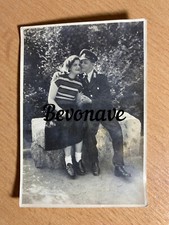 Foto 2.WK WW2 Soldat mit Frau