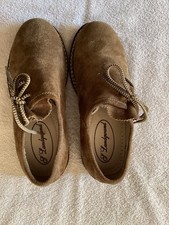 S‘ Landgwand ⚜️Robuste Wildleder Haferlschuhe ~ Leder Fußbett ⚜️Gr. 41 ⚜️Neu ! 