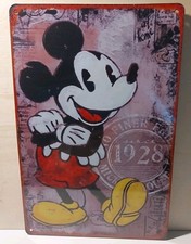 Blechschild/ Deko/ Schild/ Mickey Maus/ Sammlungsauflösung 