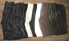 12 getr. Damen- Lederhose (n) in versch. Grössen und Farben - aus GLATTLEDER!!!