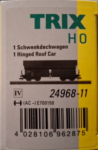 Trix 24968 schwenkdachwagen - 24968-11,