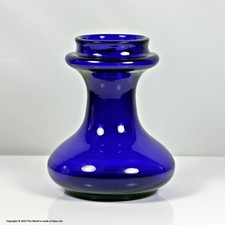 Viktorianische Vase Bristol Blau Hyazinthe
