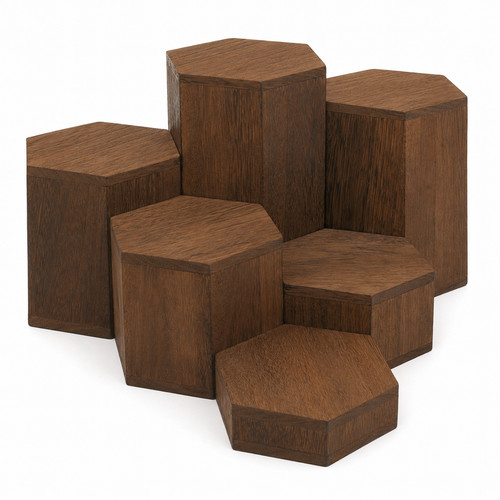 Belle vous holzpodeste 6er set - 6er,