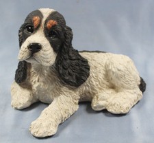 Cocker welpe hund hunde figur hundefigur Castagna kunststein tri