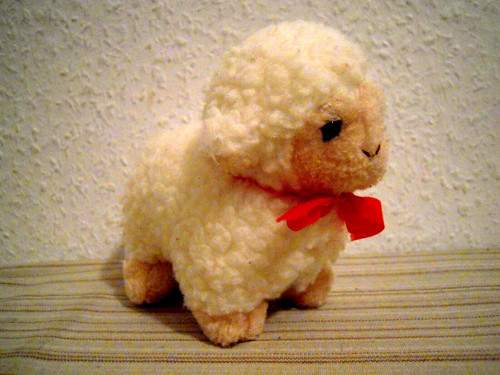 Plüsch süßes schaf mit - schaf,